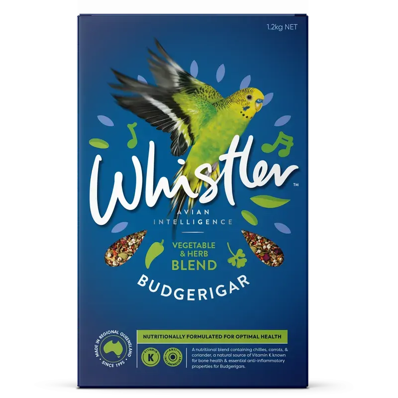 Whistler Budgie Gourmet Blend 1.2Kg Whistler
