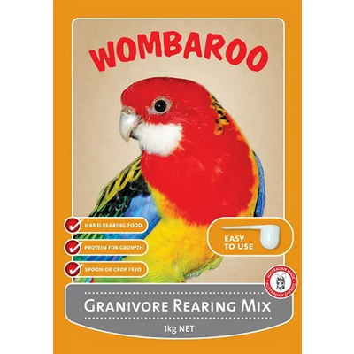 Wombaroo Granivore Rearing Mix 1Kg Wombaroo