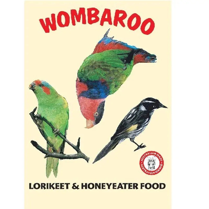 Wombaroo Lorikeet & Honeyeater Food 4.5Kg Wombaroo