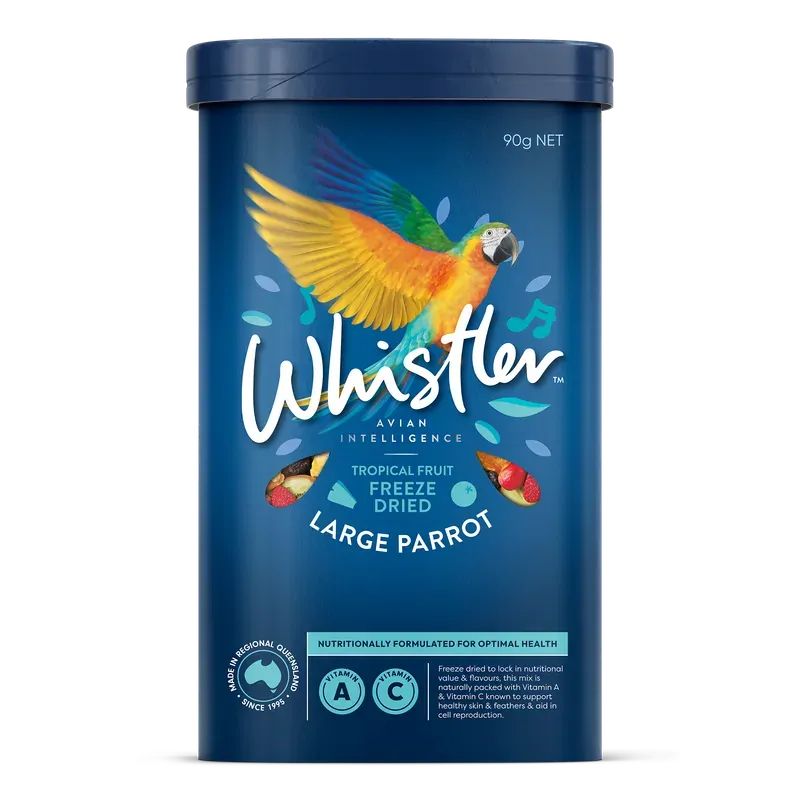 Whistler Large Parrot Freeze Dried Medley 90G 8Pk(Om8) Whistler