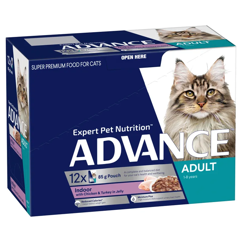 Advance Cat Wet Indoor Chick Turk Svms 85G 12Pk (Om12) Advance