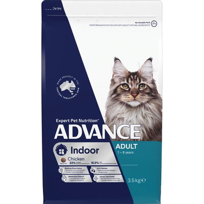 Advance Cat Adult Indoor Chicken 3.5Kg Advance