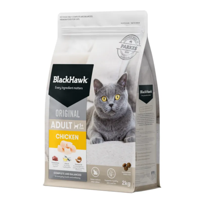 Black Hawk Cat Chicken 2Kg Black Hawk