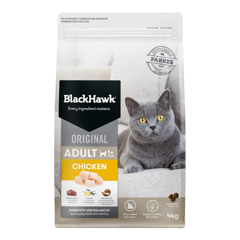 Black Hawk Cat Chicken 4Kg Black Hawk