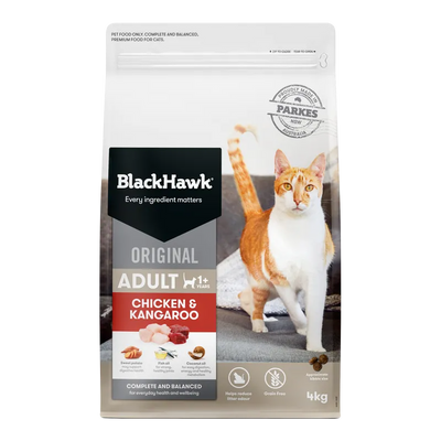 Black Hawk Cat Chicken Kangaroo 4Kg Black Hawk