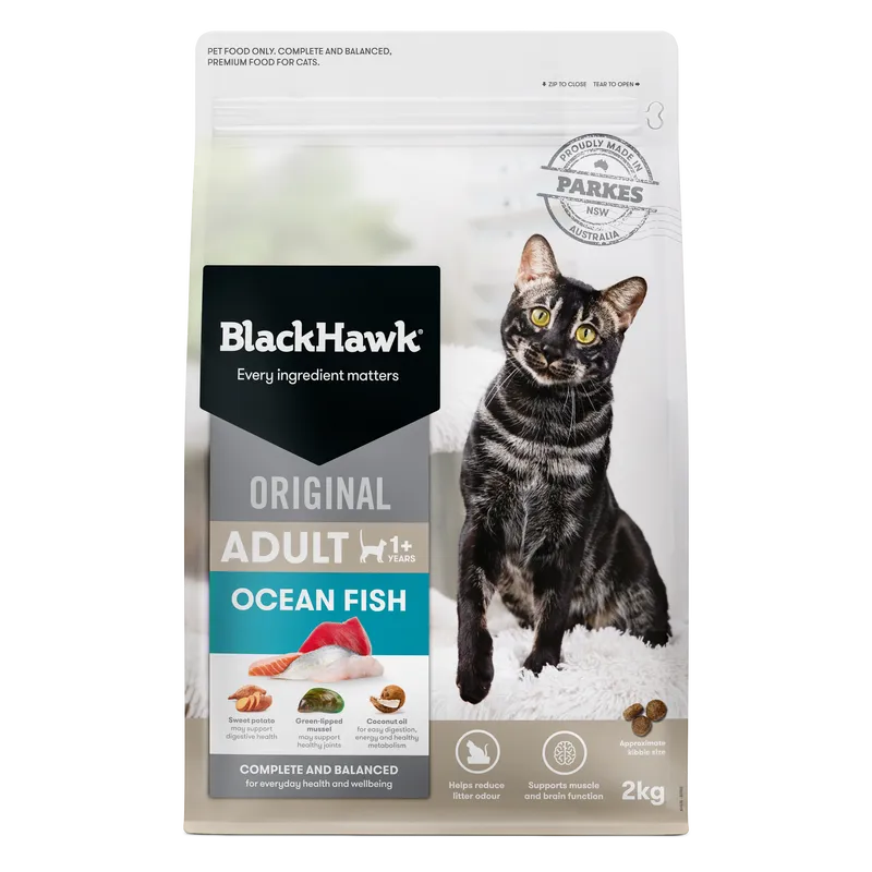 Black Hawk Cat Ocean Fish 2Kg Black Hawk
