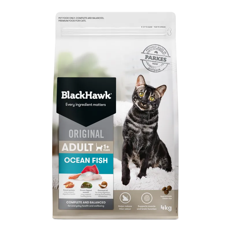 Black Hawk Cat Ocean Fish 4Kg Black Hawk