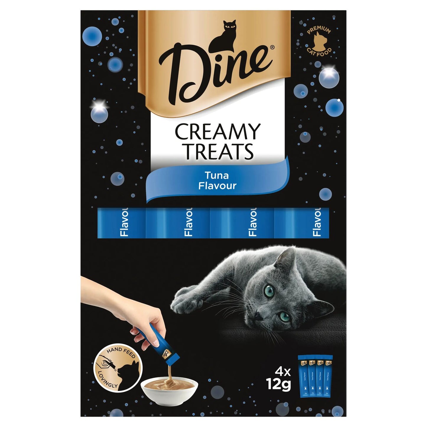 Dine Snacks Creamy Treats Tuna Flavour 40G 8Pack (336103)
