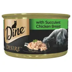Dine Wet Desire Succ Chkn Brst 85G 24Pk (Om24) Dine
