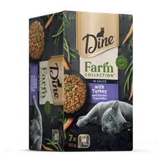 Dine Farm Collection Turkey With Garden Vegetables 85G 7Pk Dine