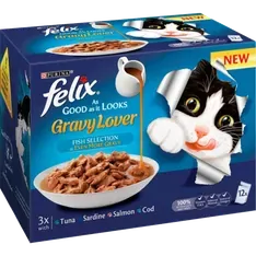 Felix Gravy Lovers Fish Selection 12X85 