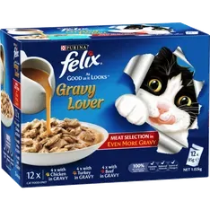 Felix Gravy Lovers Meat 12X85G  