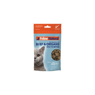 Feline Natural Grain-Free Fd Cat Treats Beef 50G 
