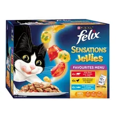Felix Sensations Favourites Menu 12X85G 