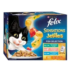 Felix Sensations Fishy Selections 12X85G 