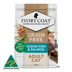 Ivory Coat Gf Adult Cat Oceanfish & Salmon 2Kg 