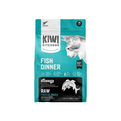 Kiwi Kitchens Freeze Dried Fish Cat Dinner 610G Kiwi Kitchens