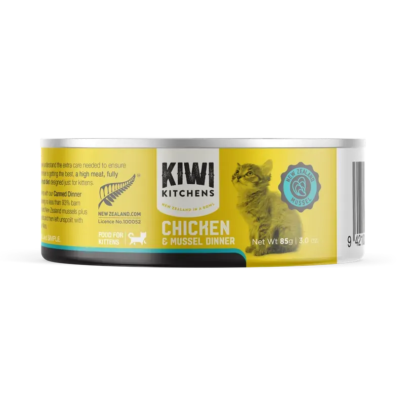 Kiwi Kitchens Kitten Chicken & Mussels 85G 18Pk(Om18) 