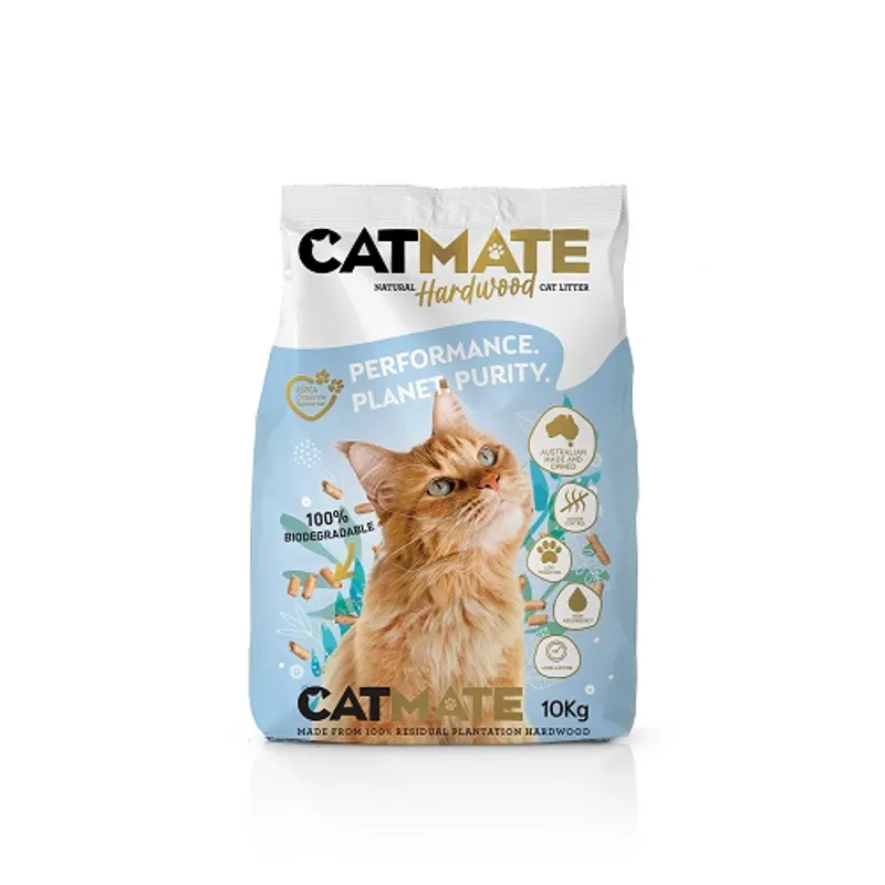 Catmate Hardwood Pellet Litter 10Kg Cat Mate