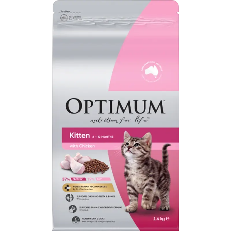 Optimum Cat Kitten Chicken 1.4Kg 