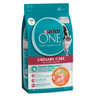 Purina One Cat Adult Dry Uth Chicken 1.4Kg 