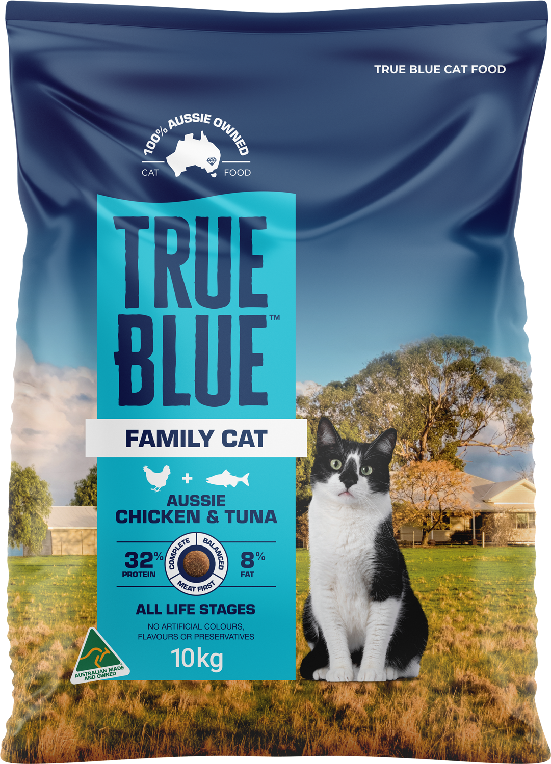 True Blue Cat Aussie Chicken & Tuna 10Kg 