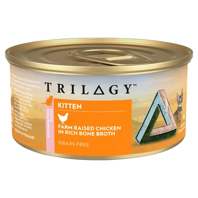 Trilogy Kitten Chicken In Bone Broth 85G 24Pk (Om24)