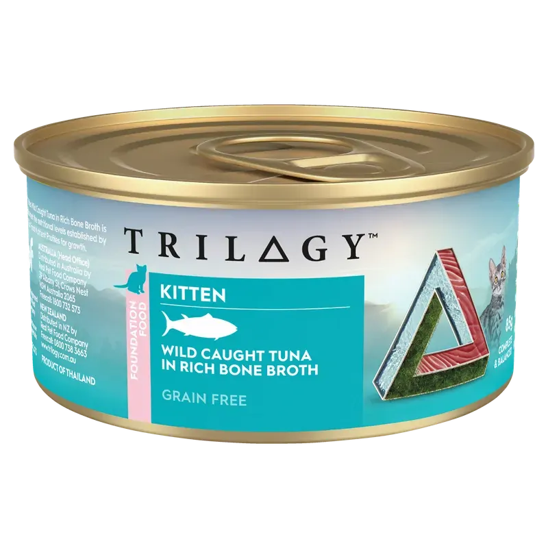 Trilogy Kitten Tuna In Bone Broth 85G 24Pk (Om24) Trilogy