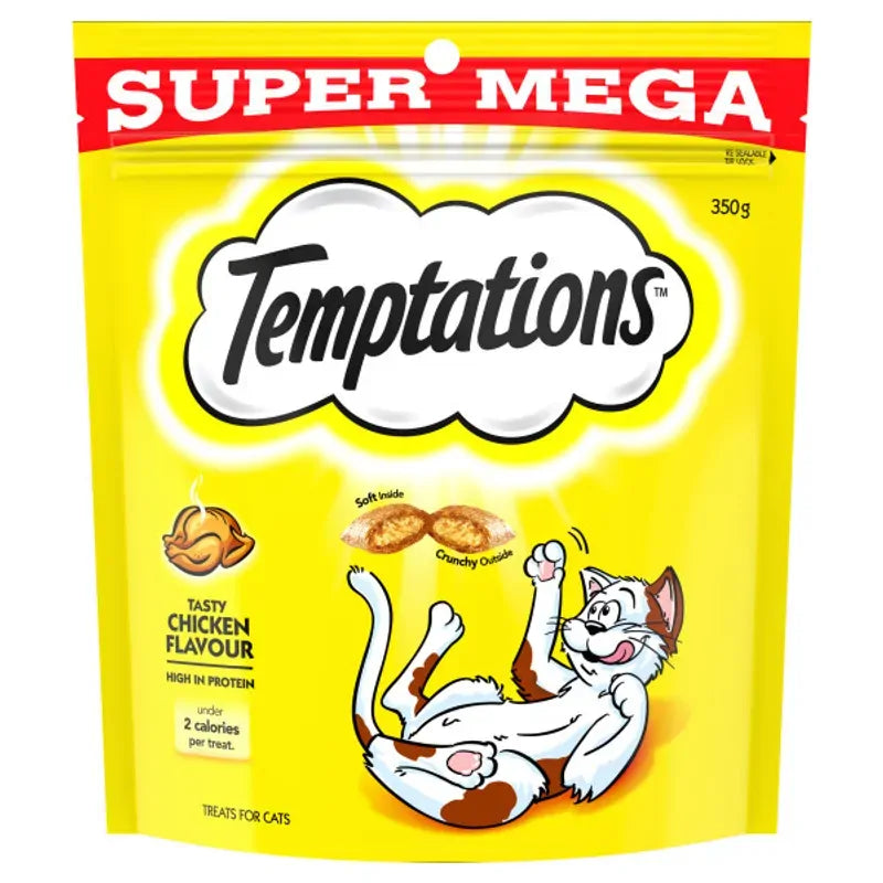 Temptations Snacks Tasty Chicken 350G 5Pk(Om5) 