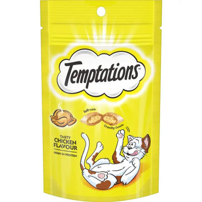 Temptations Snacks Tasty Chicken 85G 6Pk (Om6) Temptation