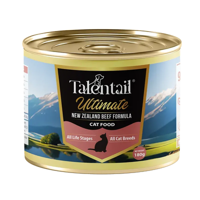 Talentail Ultimate New Zealand Beef Cat Food 180G X12 (Om12) Talentail Ultimate