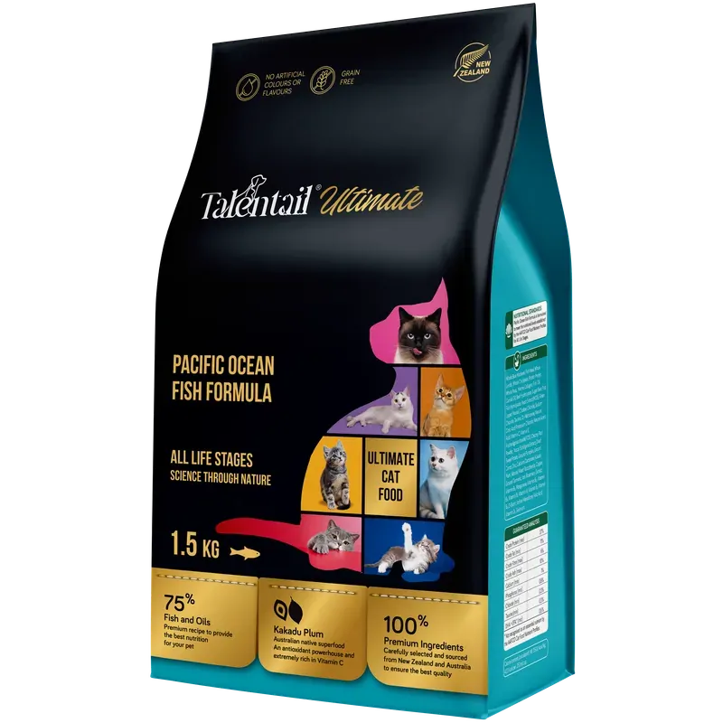 Talentail Ultimate Pacific Ocean Fish Cat Food 1.5Kg 