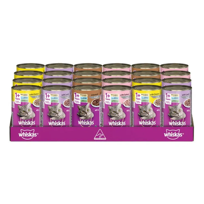Whiskas Wet Rural Mixed Pack 400G 1X24Pk