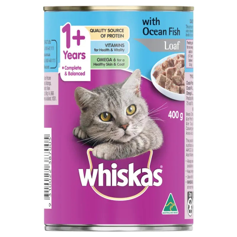 Whiskas Wet Ocean Fish Platter 400G 24Pk(Om24)