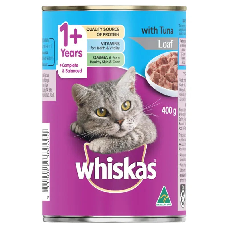 Whiskas Wet Sardines And Tuna 400G 24Pk (Om24) Whiskas