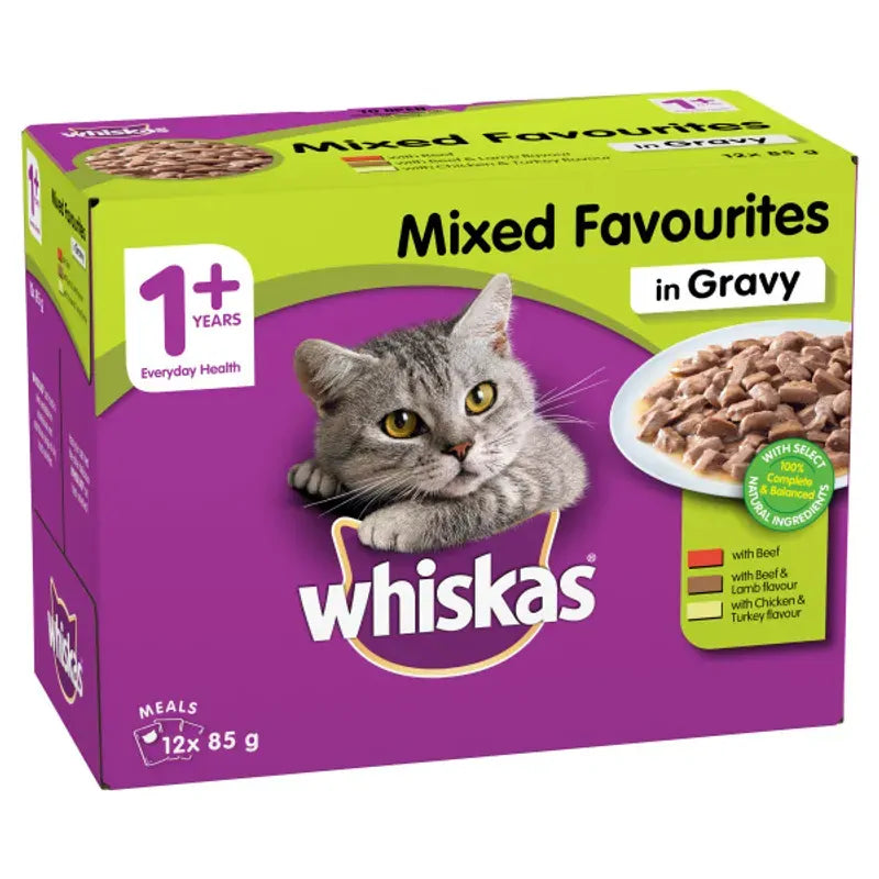 Whiskas Favourite Mixed Select Mvms 85G 1X12Pk Whiskas
