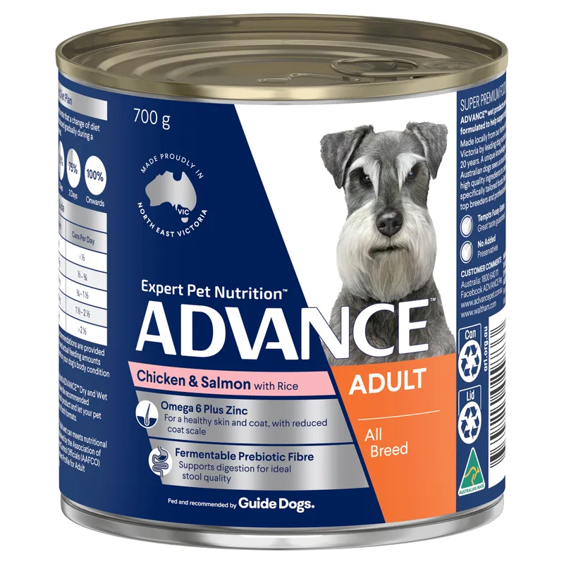 Advance Dog All Brd Ad Chkn Salm 700G 12Pk (Om12) Advance