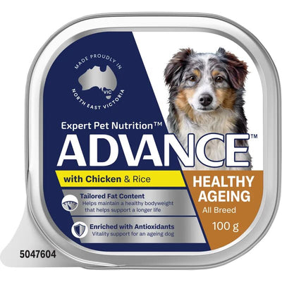 Advance Dog Adult Healthy Chicken Rice 100G 12Pack Advance