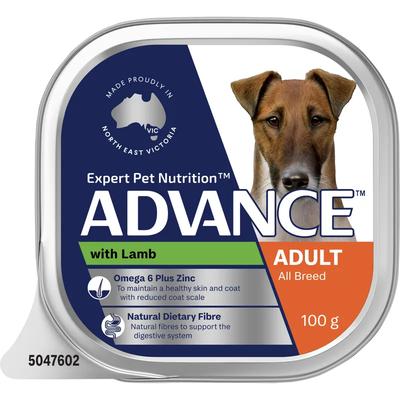 Advance Dog Adult Lamb 100G 12Pk (Om12)