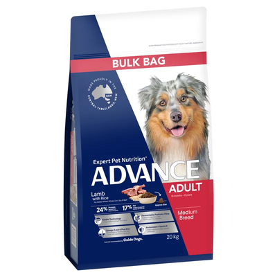 Advance Dog Adult Medium Breed Lamb With Rice 20Kg