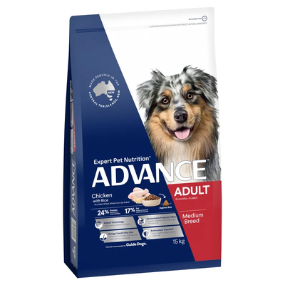 Advance Dog Adult Tot Well All Brd-Chkn 15Kg Advance