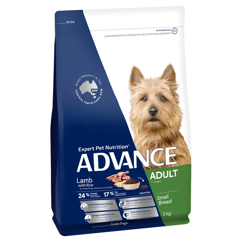 Advance Dog Adult Tot Well Toy/S Br Lmb Rice 3Kg Advance