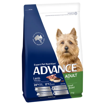 Advance Dog Adult Tot Well Toy/S Br Lmb Rice 3Kg Advance