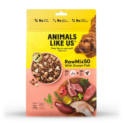 Animals Like Us Rawmix50 With Ocean Fish 340G Animals Like Us