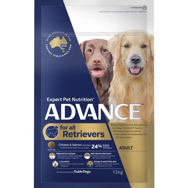 Advance Dog Dry Adult Dog Retriever 13Kg Advance