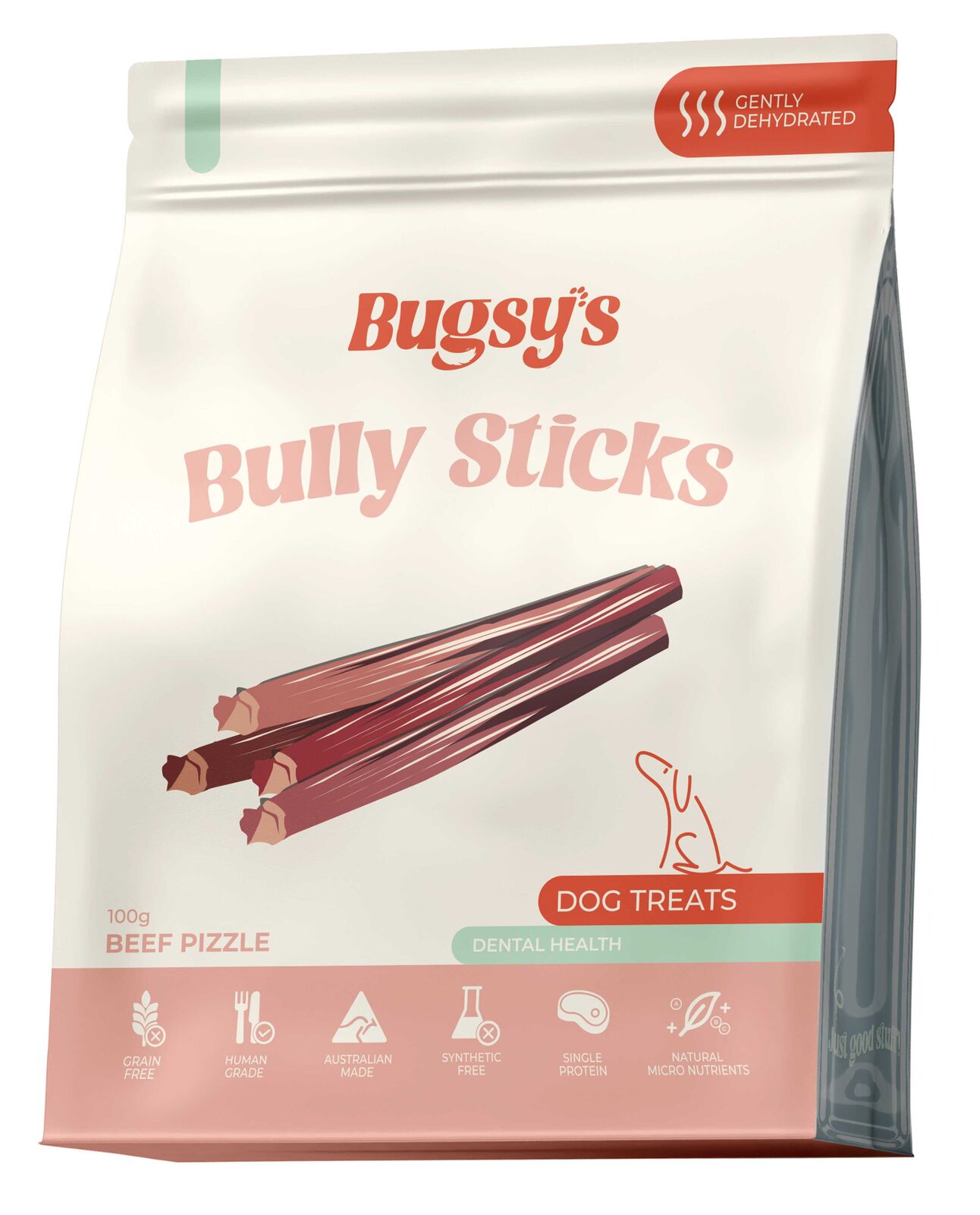 Bugsys  Bully Sticks 100G  