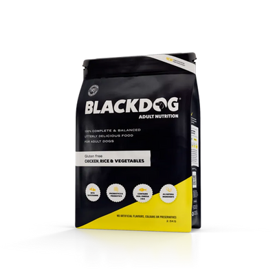 Black Dog Adult Chicken Rice & Vegetables 2.5Kg Black Dog