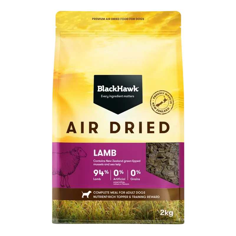 Black Hawk Air Dried Lamb 2Kg  