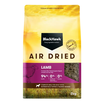 Black Hawk Air Dried Lamb 2Kg  