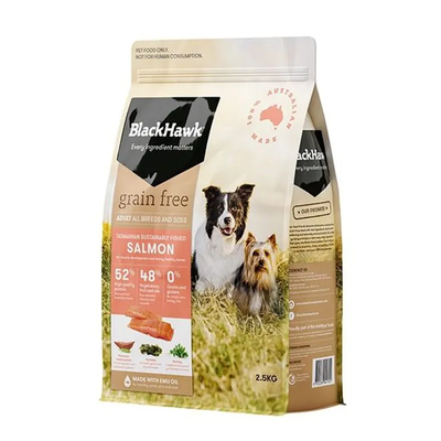 Black Hawk Grain Free Salmon 2.5Kg Black Hawk